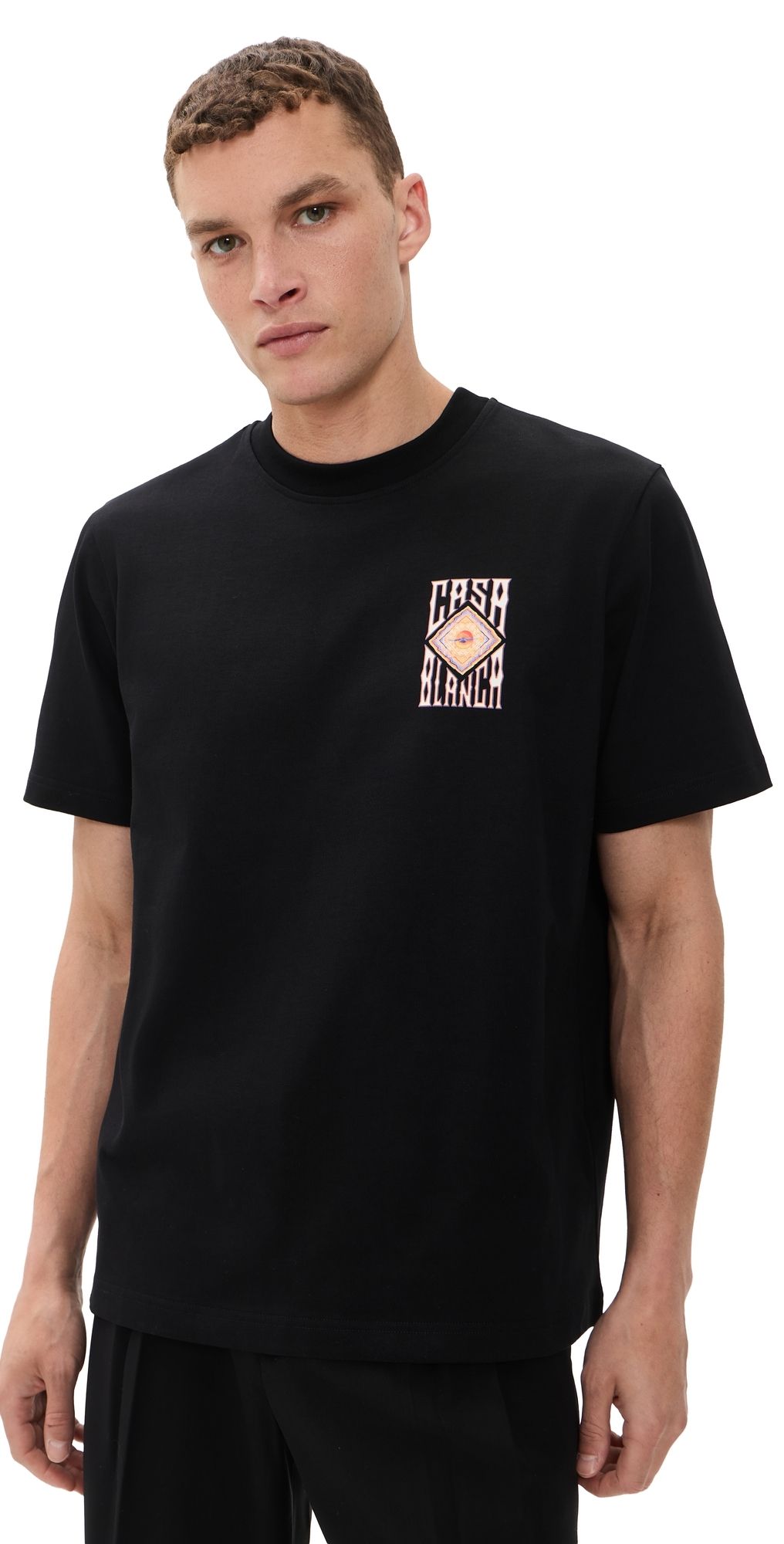 Casablanca Hermons Mirage Printed Classic T-Shirt Black M
