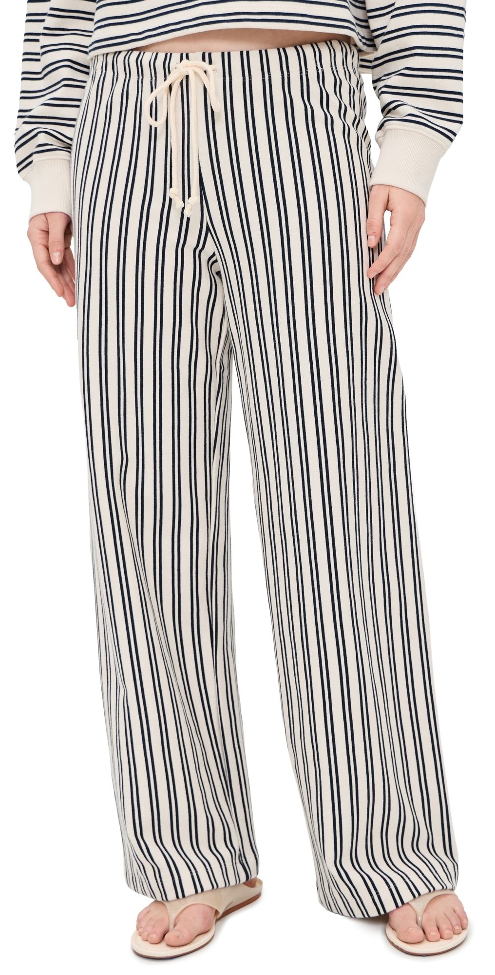 Velvet Amelise Trousers Natural/Navy XL