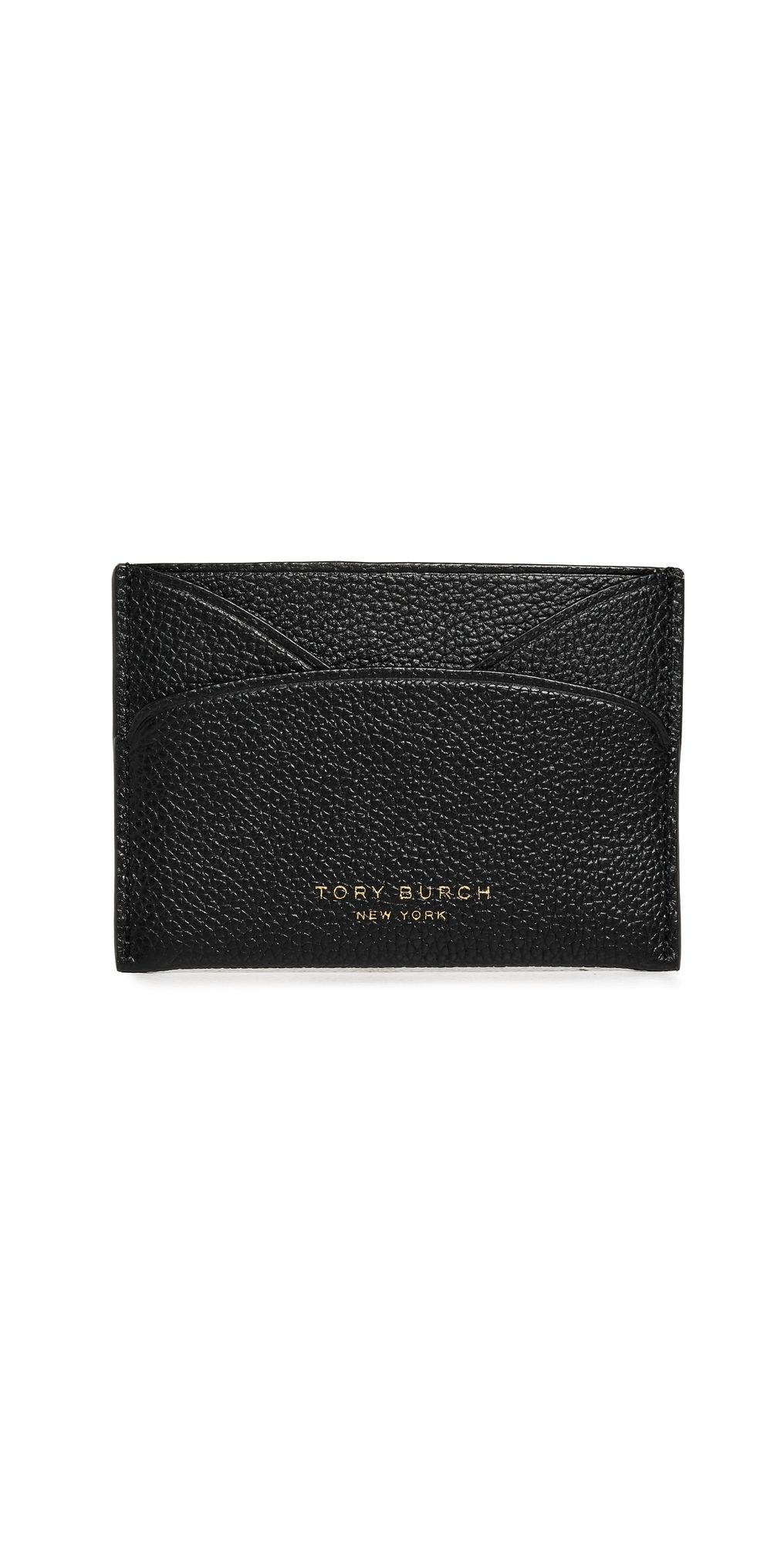 Tory Burch Romy Flat Card Case Black One Size