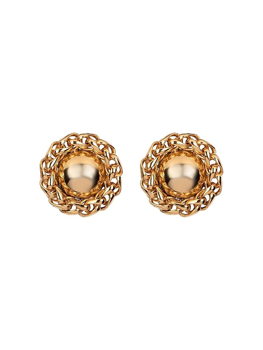 Women's Brooke 18K-Gold-Plated Stud Earrings - Gold