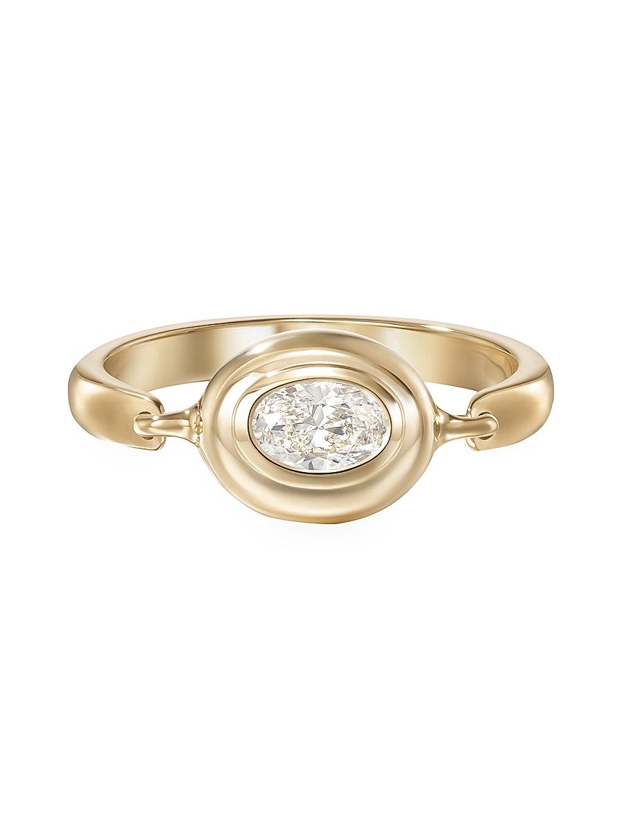 Women's Lenox Reign 18K Yellow Gold & Diamond Ring - Yellow Gold - Size 6