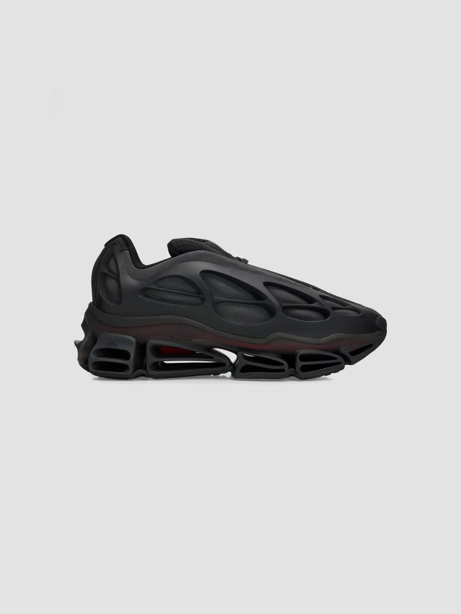 adidas Y-3 Men's adidas x Willy Chavarria Megaride Bones Low-Top Sneakers - Core Black Red - Size 10