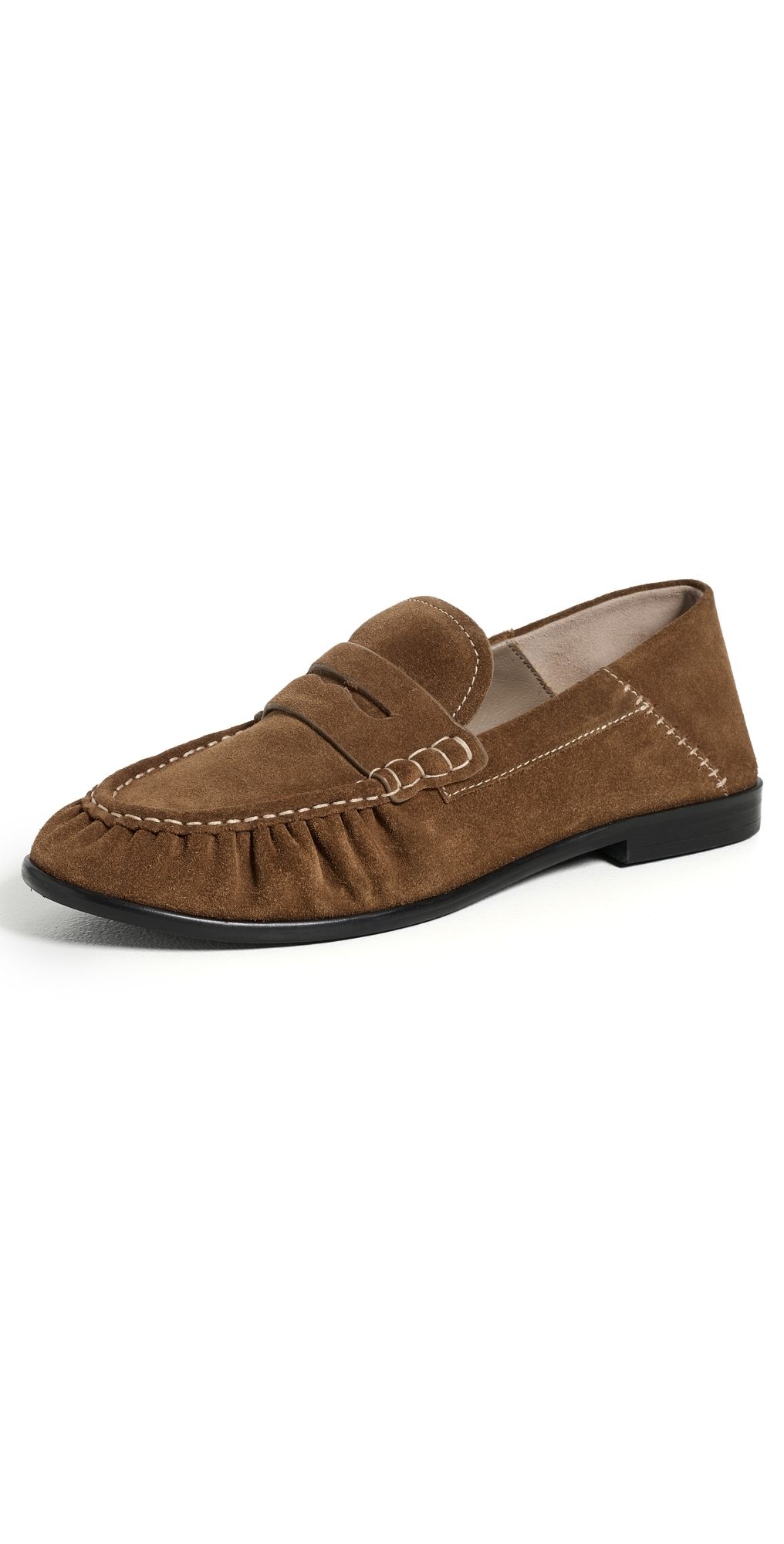 Free People Carry On Suede Loafers Tobacco Oiled Suede 8.5
