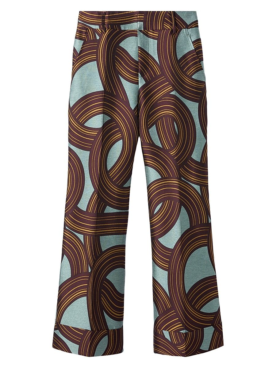 Women's Hendrix Pants - Montecarlo Jacquard Dusty Blue - Size XS