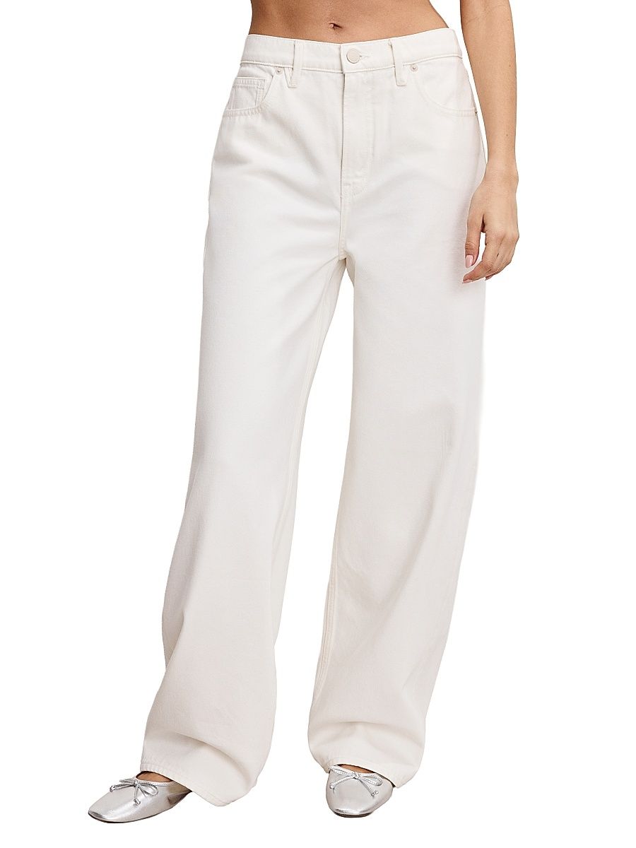 Women's Good Standard Baggy Jeans - Cloud White - Size 4
