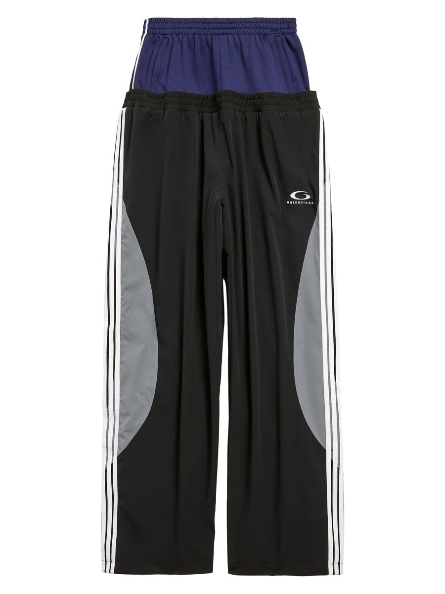 Balenciaga Unisex Cut-Up Tracksuit Pants - Black - Size Small