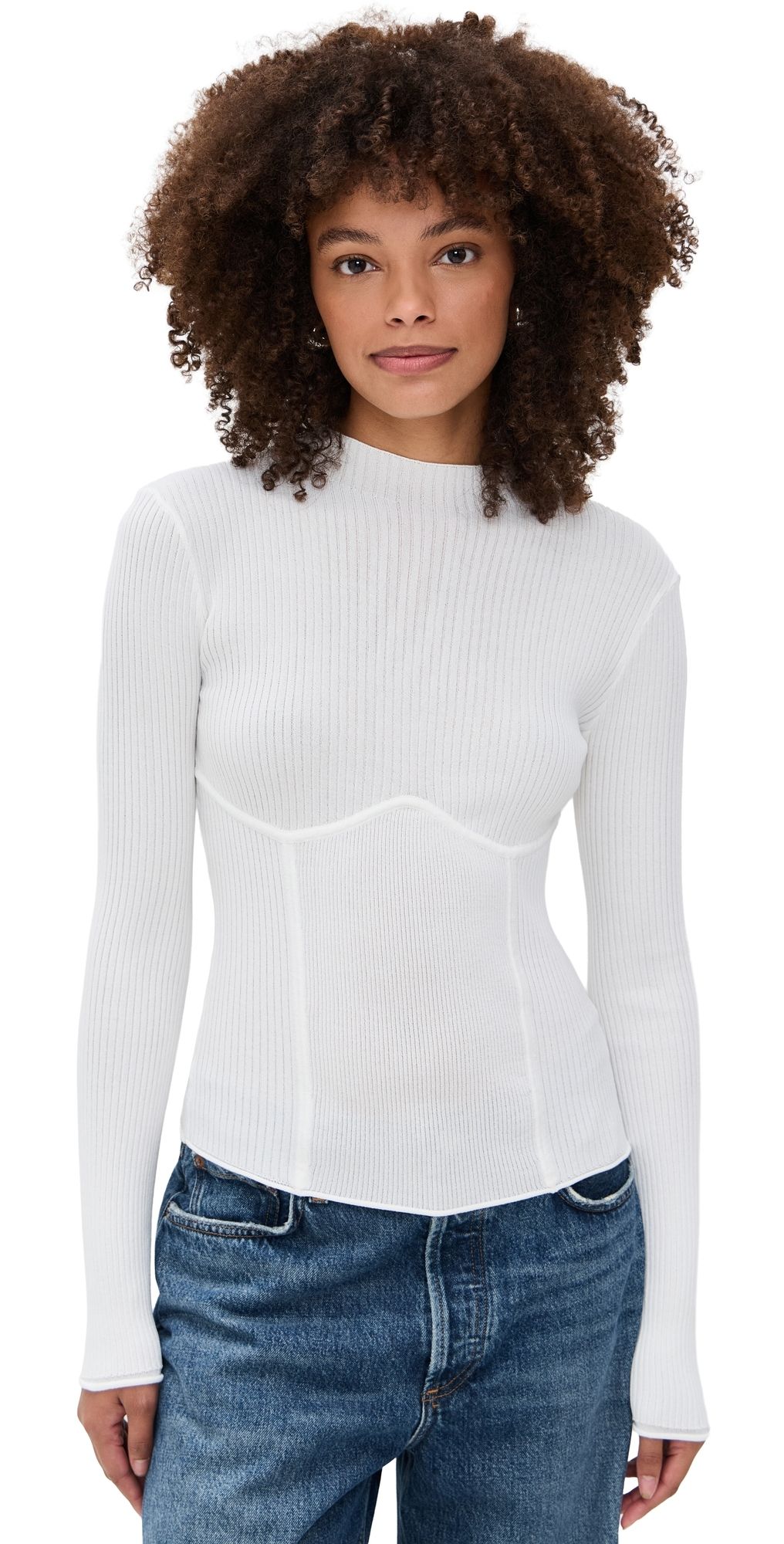 LE BOP Adele Knit Top Everglade XL