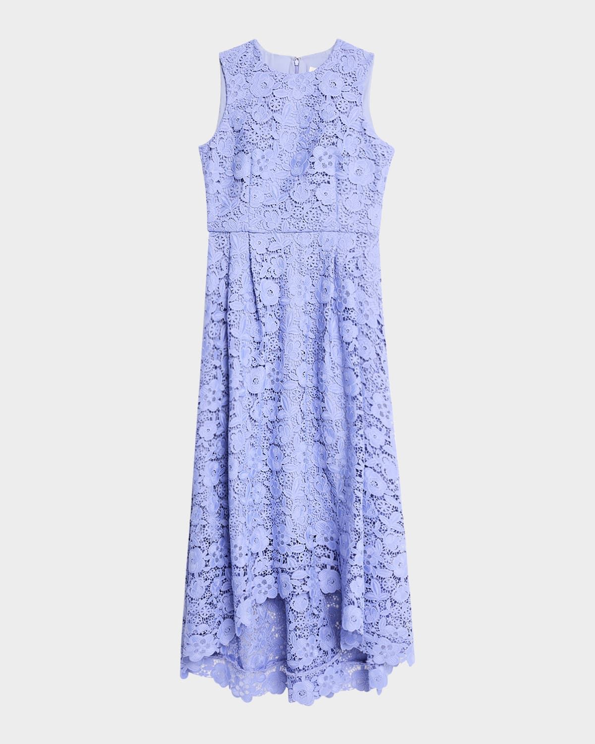 Daniela High-Low Floral Lace Maxi Dress