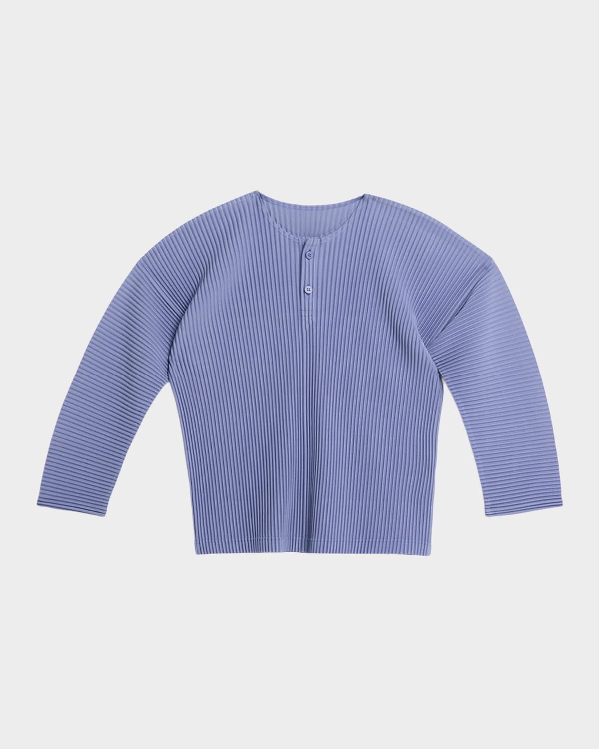 Men & apos;s Monthly Colors Pleated Long-Sleeve Shirt