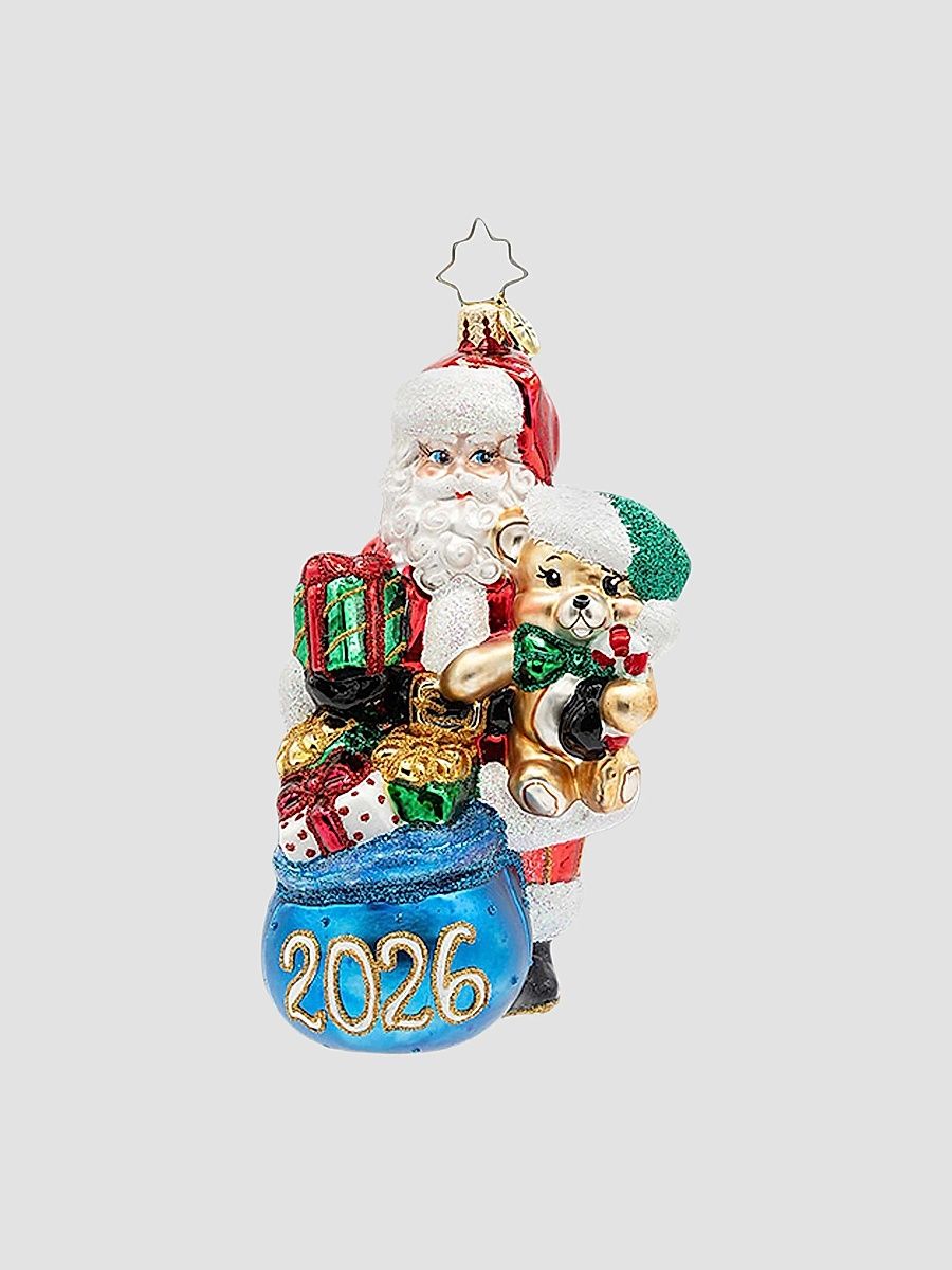 St. Nick's 2026 Treasures Glass Ornament