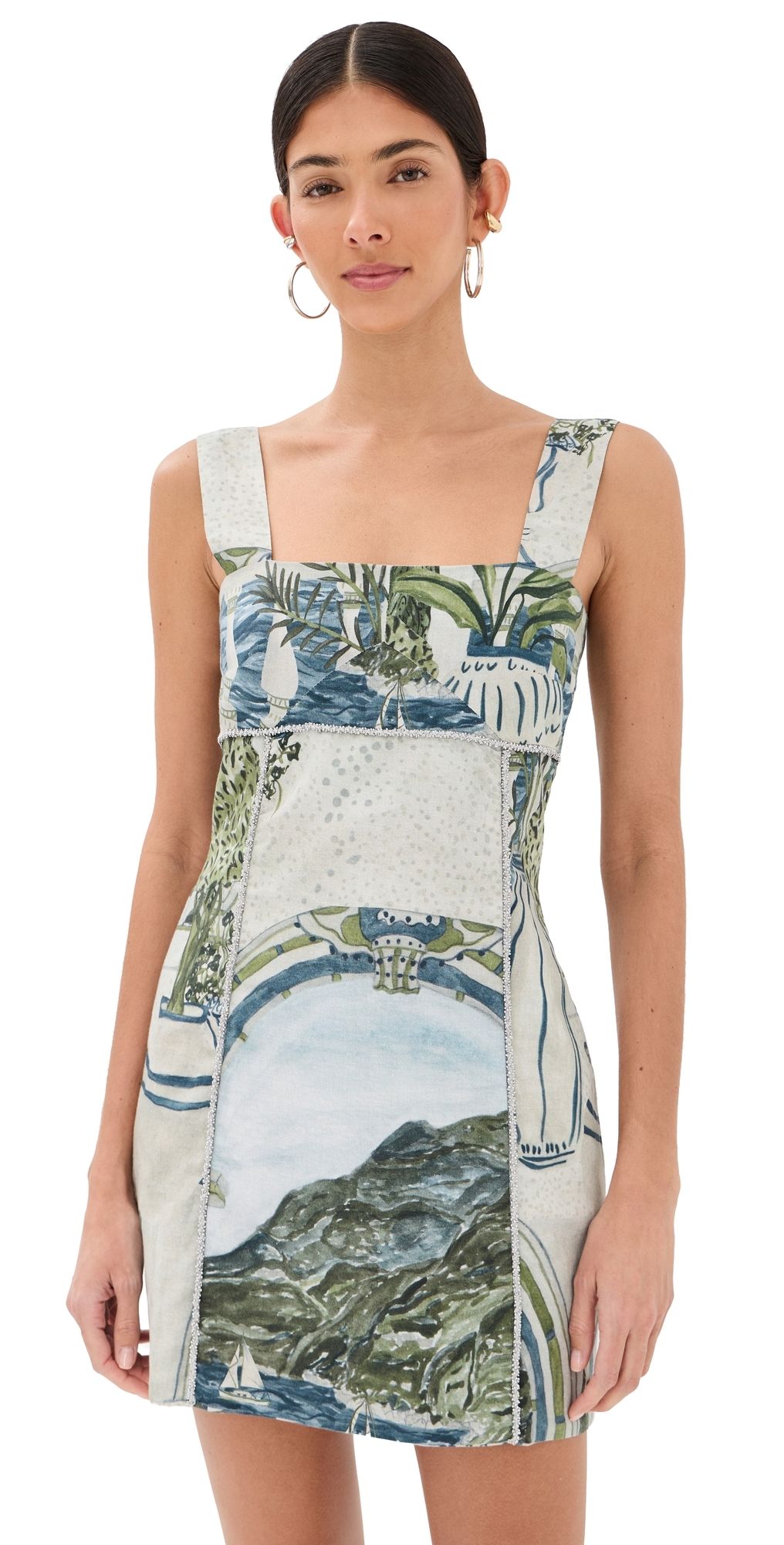 Isla & White Serra Dress Costaurea XS