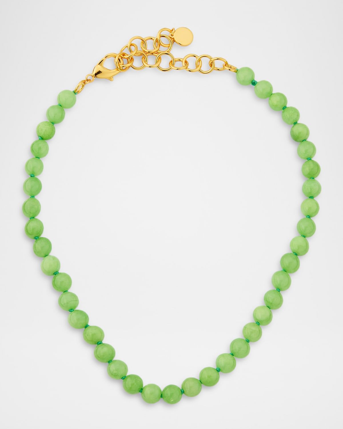 Green Calcite Strand Necklace