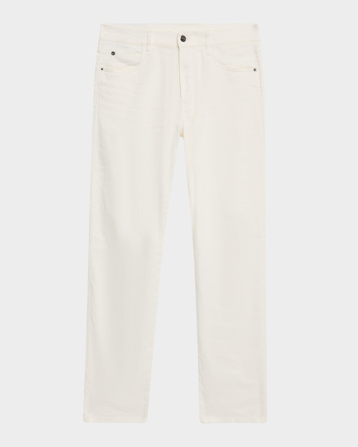Men & apos;s Quarona Linen and Cotton Stretch Five-Pocket Pants