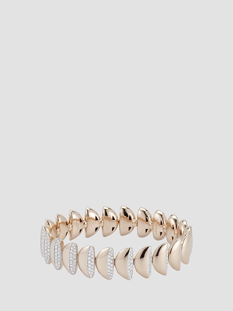 Women's Eclisse Endless Two-Tone 18K Gold & 2.58 TCW Diamond Bracelet - White Gold