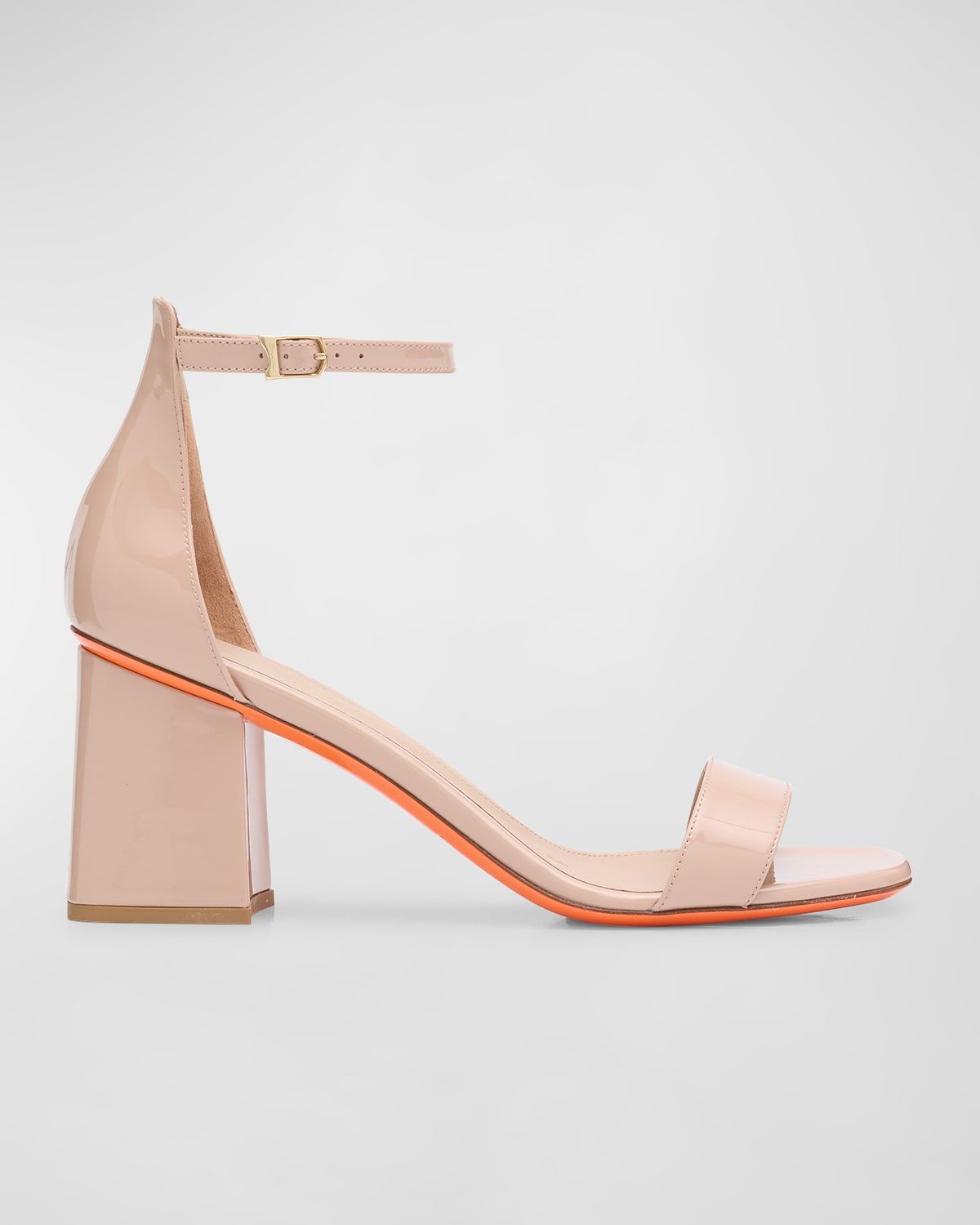 Calypso Patent Ankle-Strap Sandals