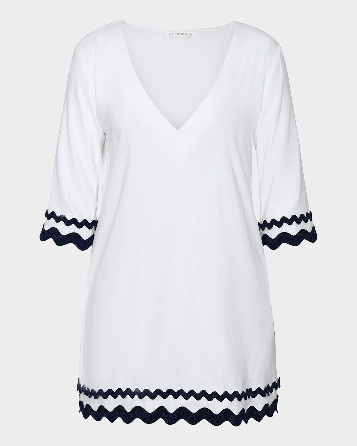 Poolside V-Neck Tunic Coverup