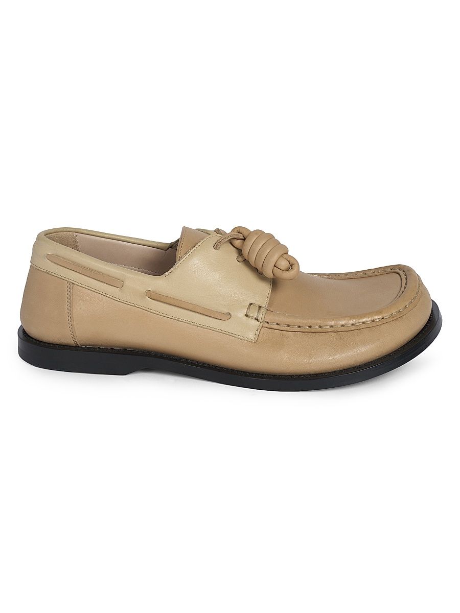 Women's Campo Leather Boat Shoes - Cinnamon Sand - Size 7