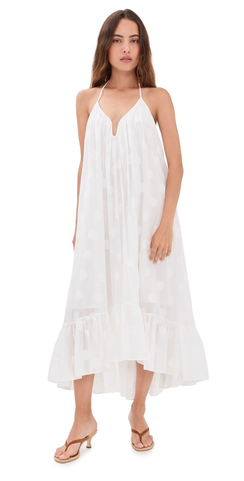 Zimmermann Solstice Midi Dress Ivory 3