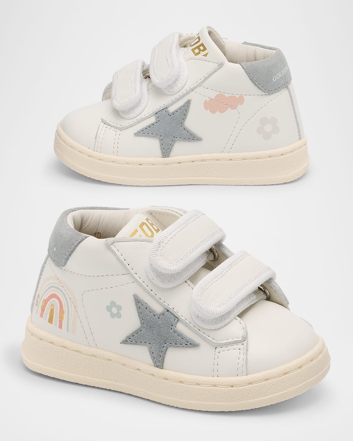Girl & apos;s June Leather Pastel Drawing Sneakers, Baby/Toddler