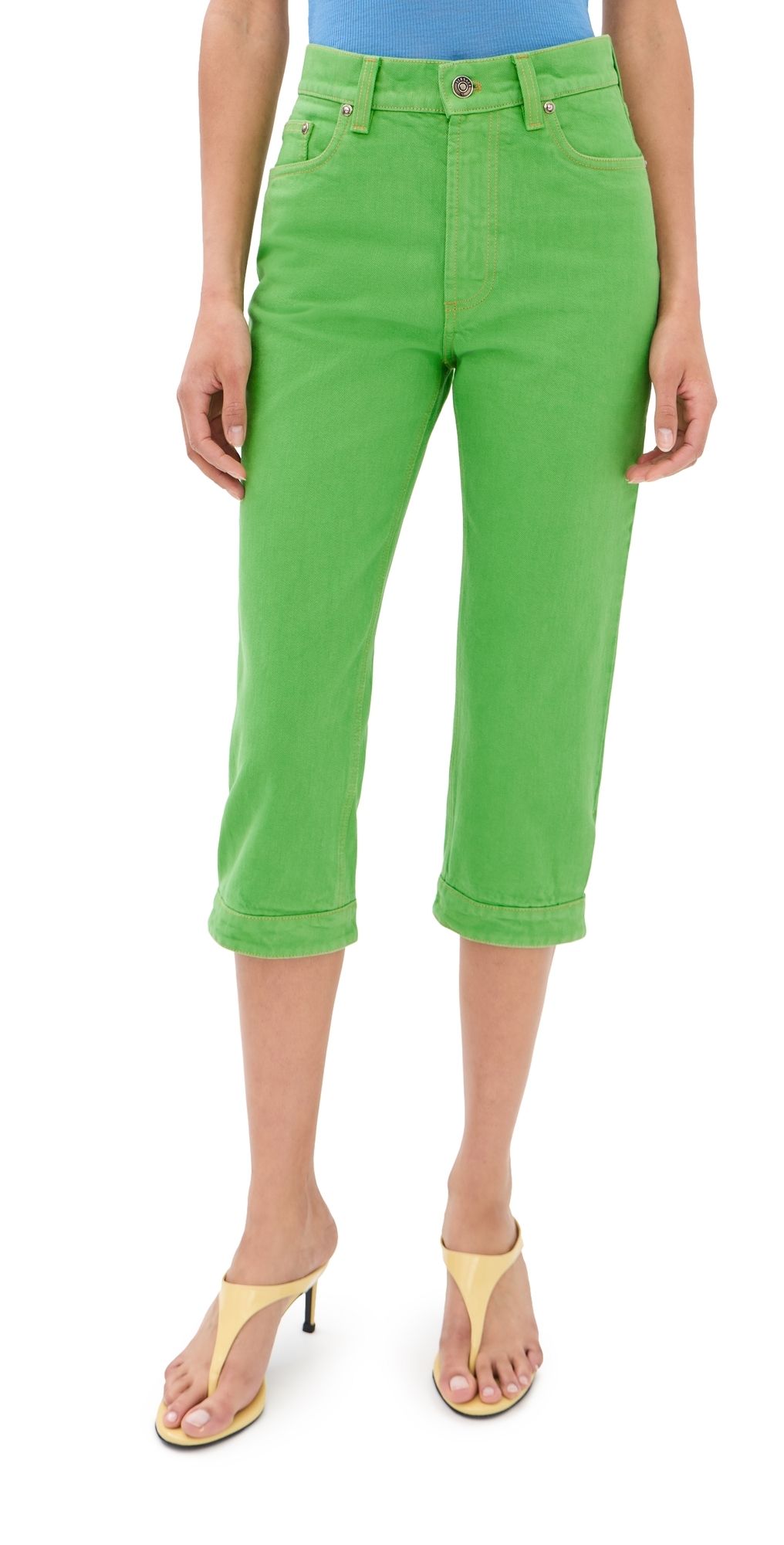 Versace Denim Capri Jeans Pale Green 29