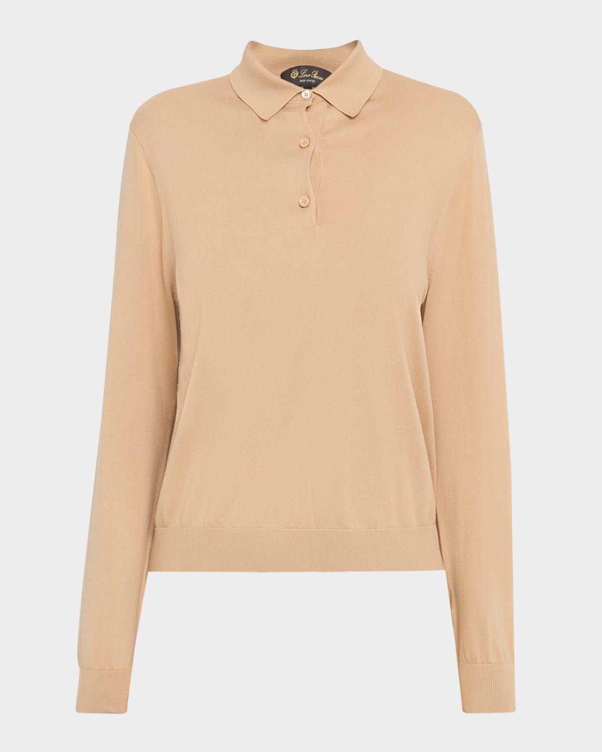 Ice Wish Cotton Polo Sweater