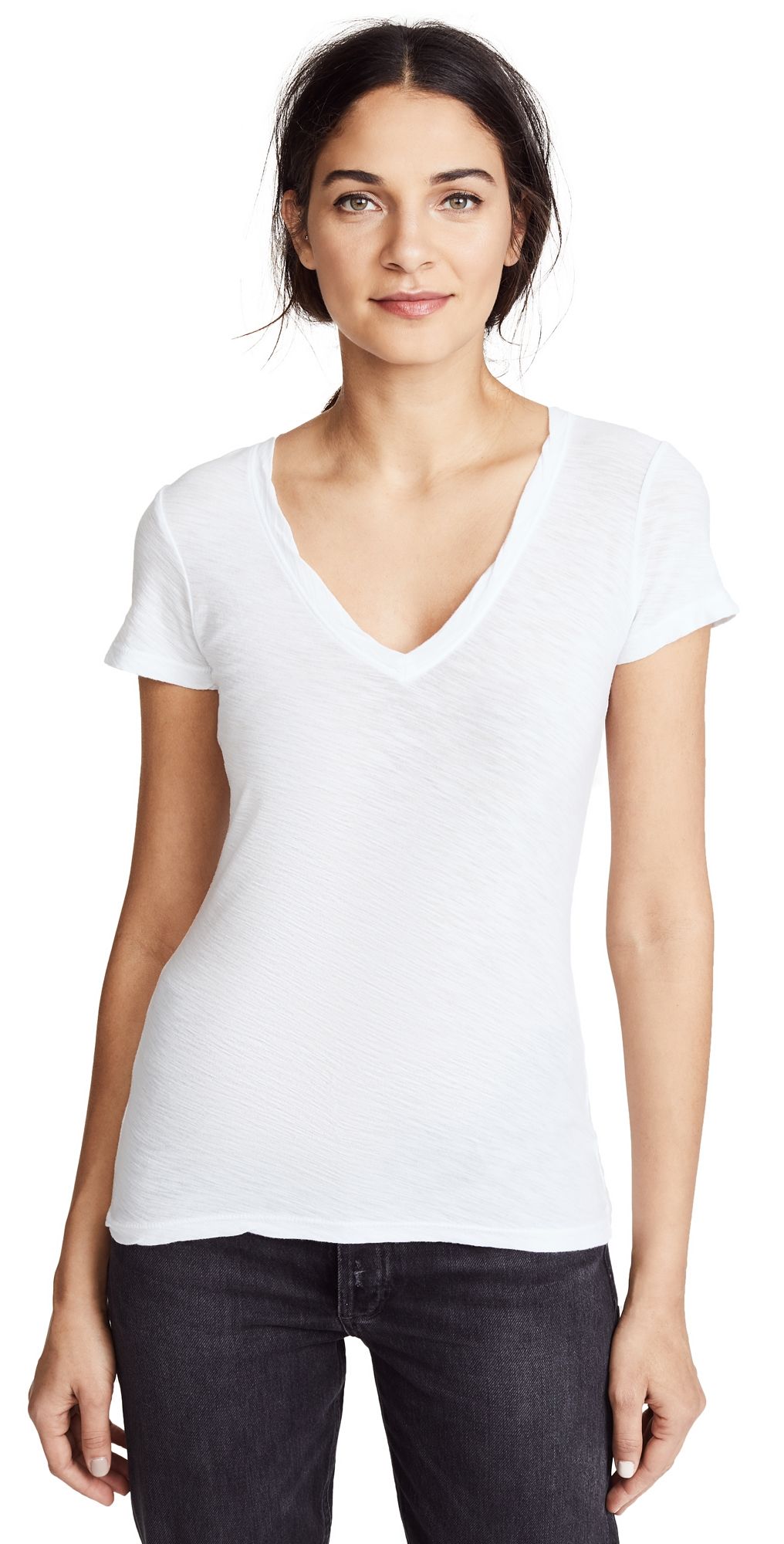 James Perse Casual Tee White 1