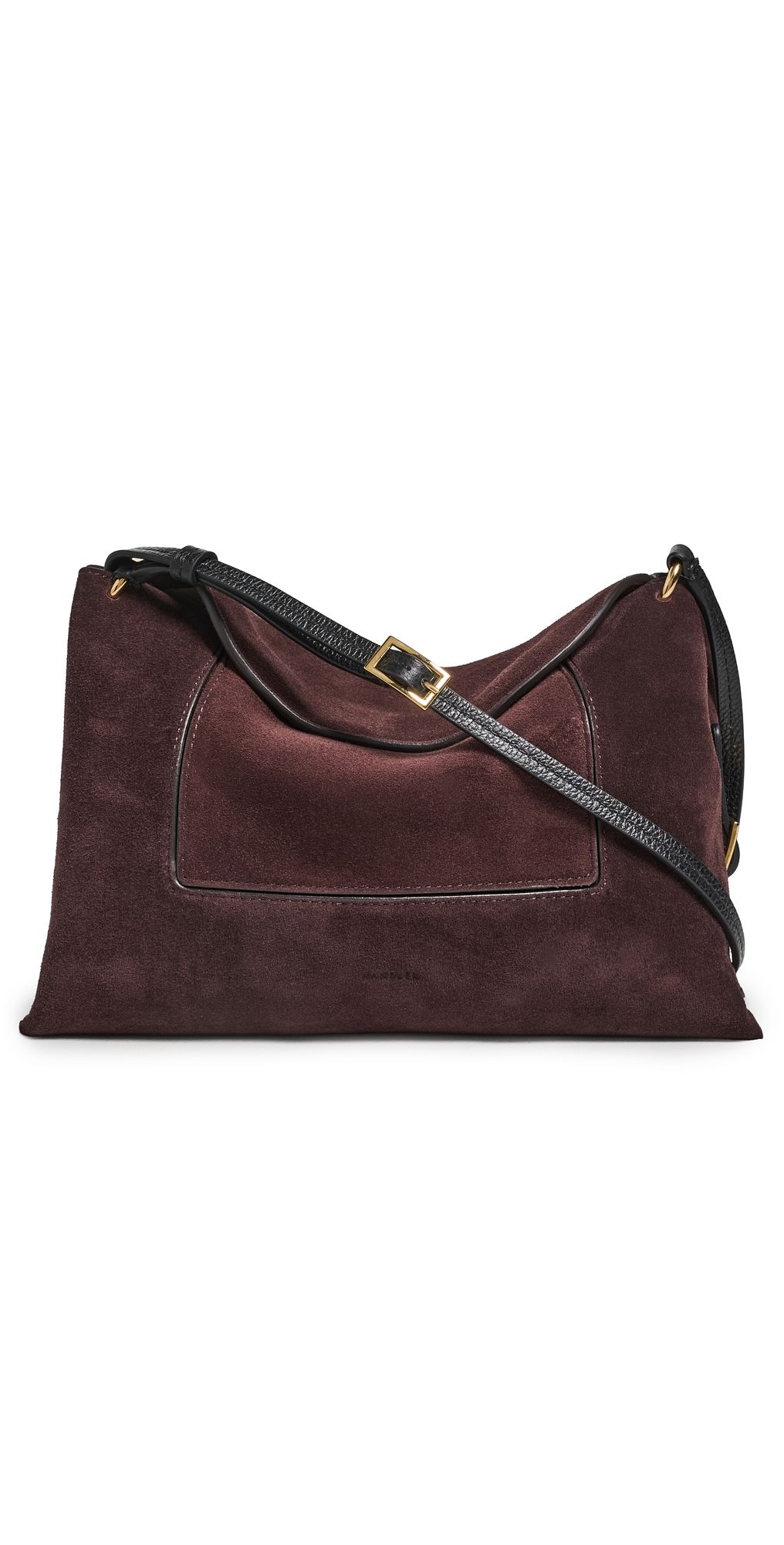 Wandler Penelope Slouch Shoulder Bag Acai Suede One Size