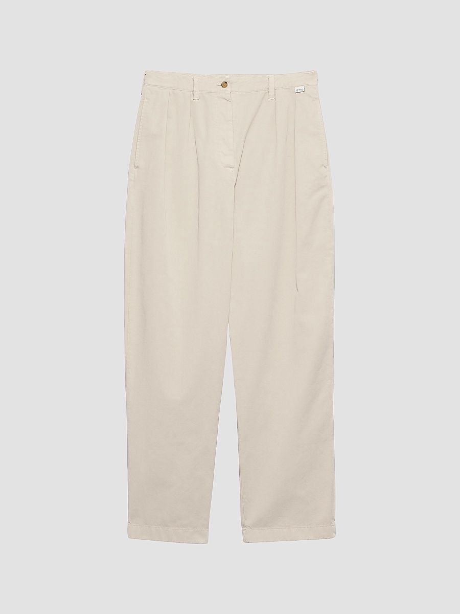 Women's Old Gabardine Pants - Beige Khaki - Size 6
