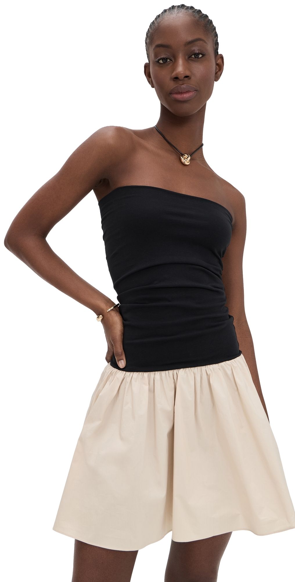 By Malene Birger Marcia Dress Oyster Gray M