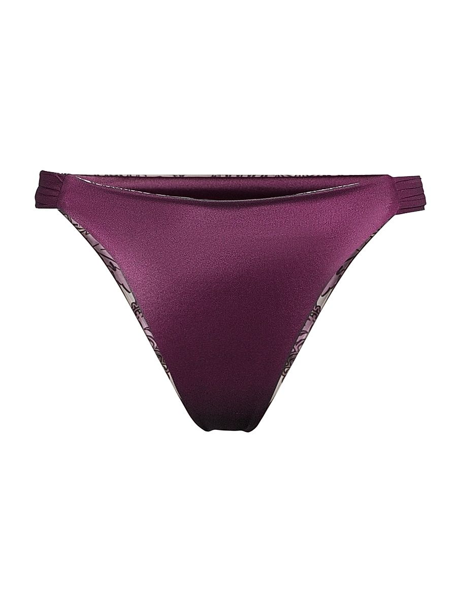 Women's Potosi Reversible Bikini Bottom - Purple Blush Pink - Size XS
