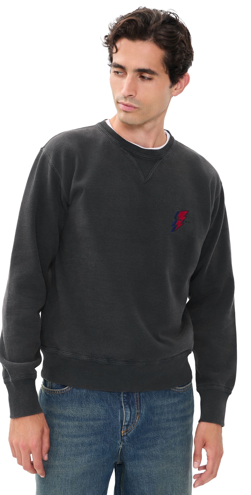 Isabel Marant Mike Sweatshirt Faded Black S