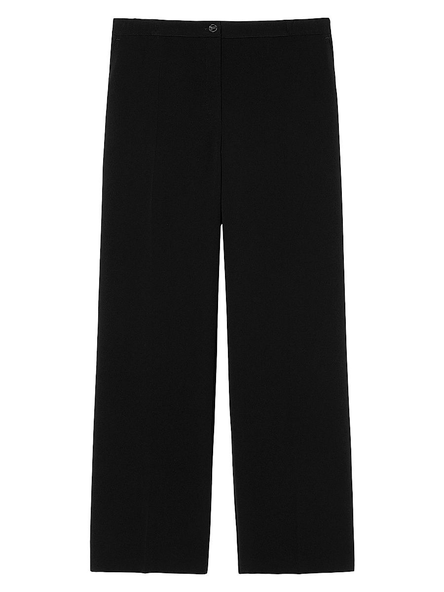 Women's Straight Fit Cady Trousers - Black - Size 22