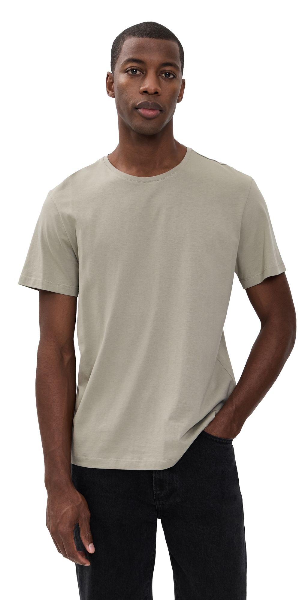 PAIGE Sorden Crew Neck Tee - Echo Echo M