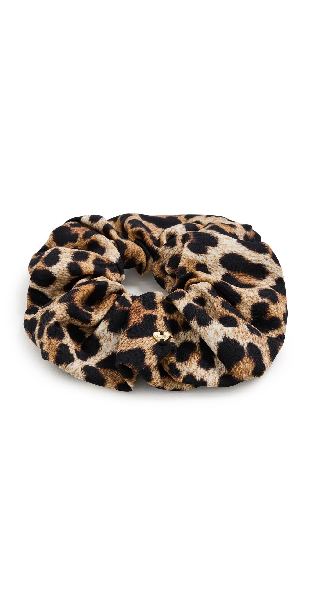 Loeffler Randall Astrid Oversized Scrunchie Leopard One Size