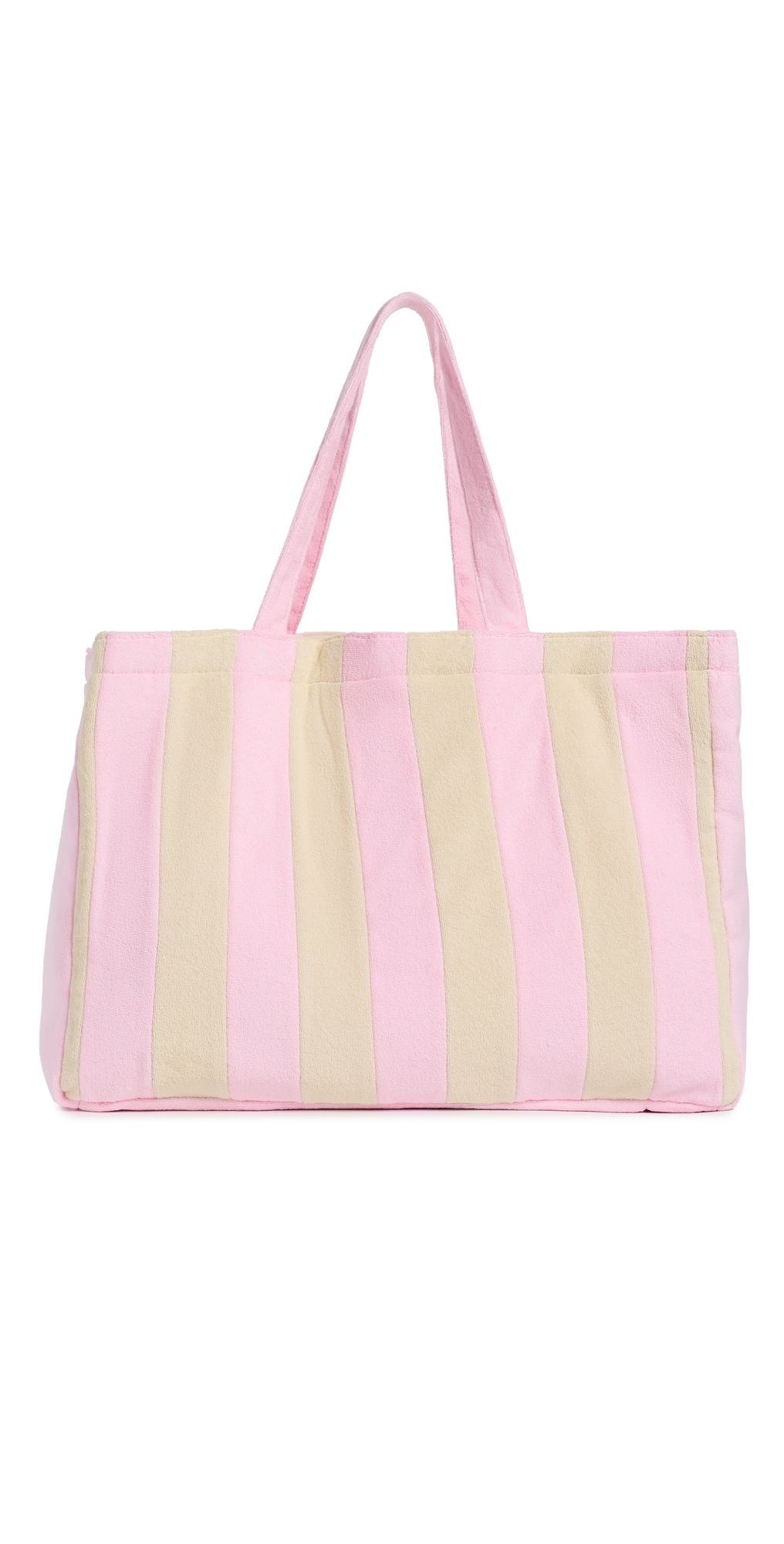 Stoney Clover Lane Large Everything Tote Pink & White Stripe One Size