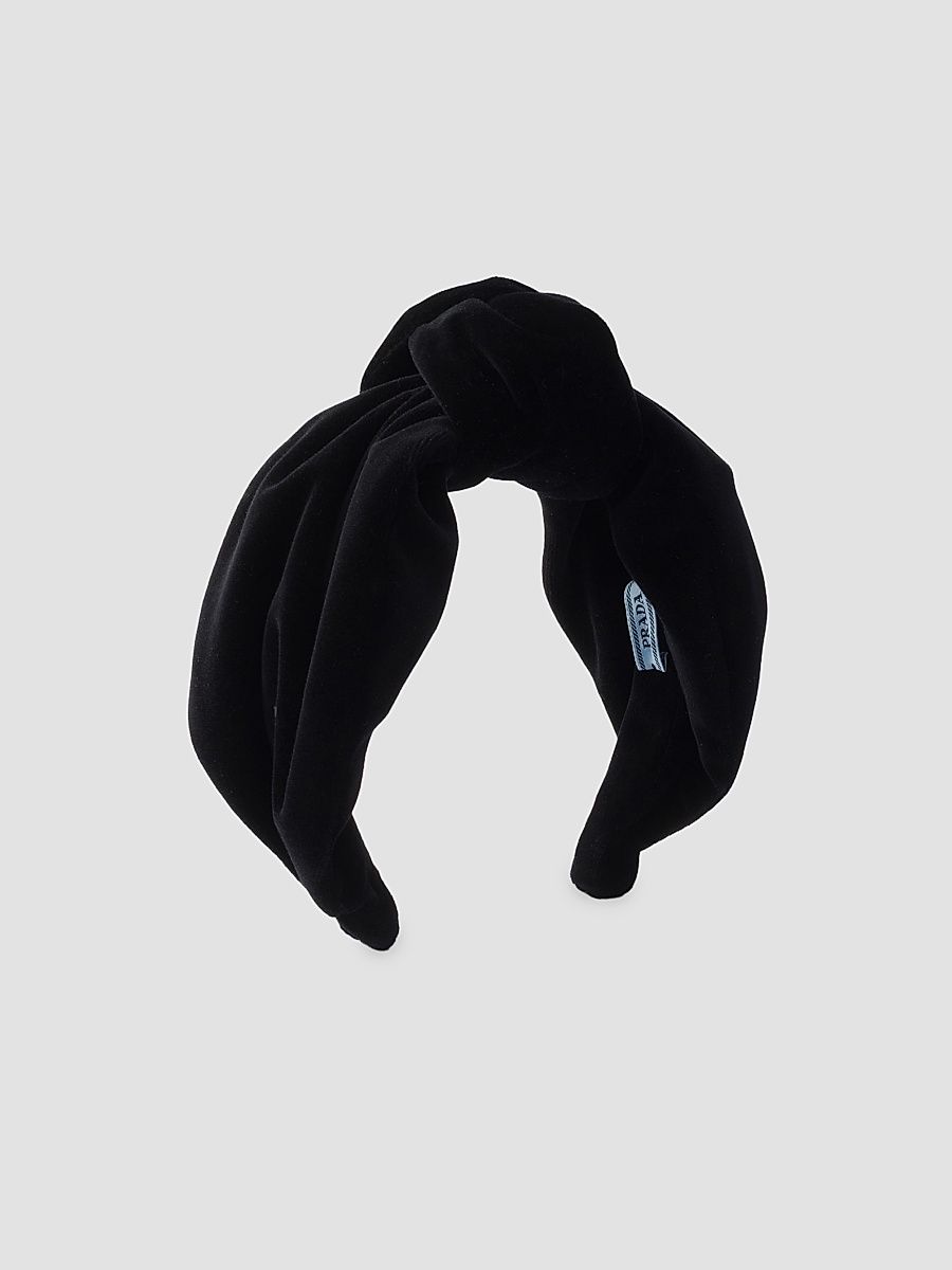 Women's Velvet Headband - Black