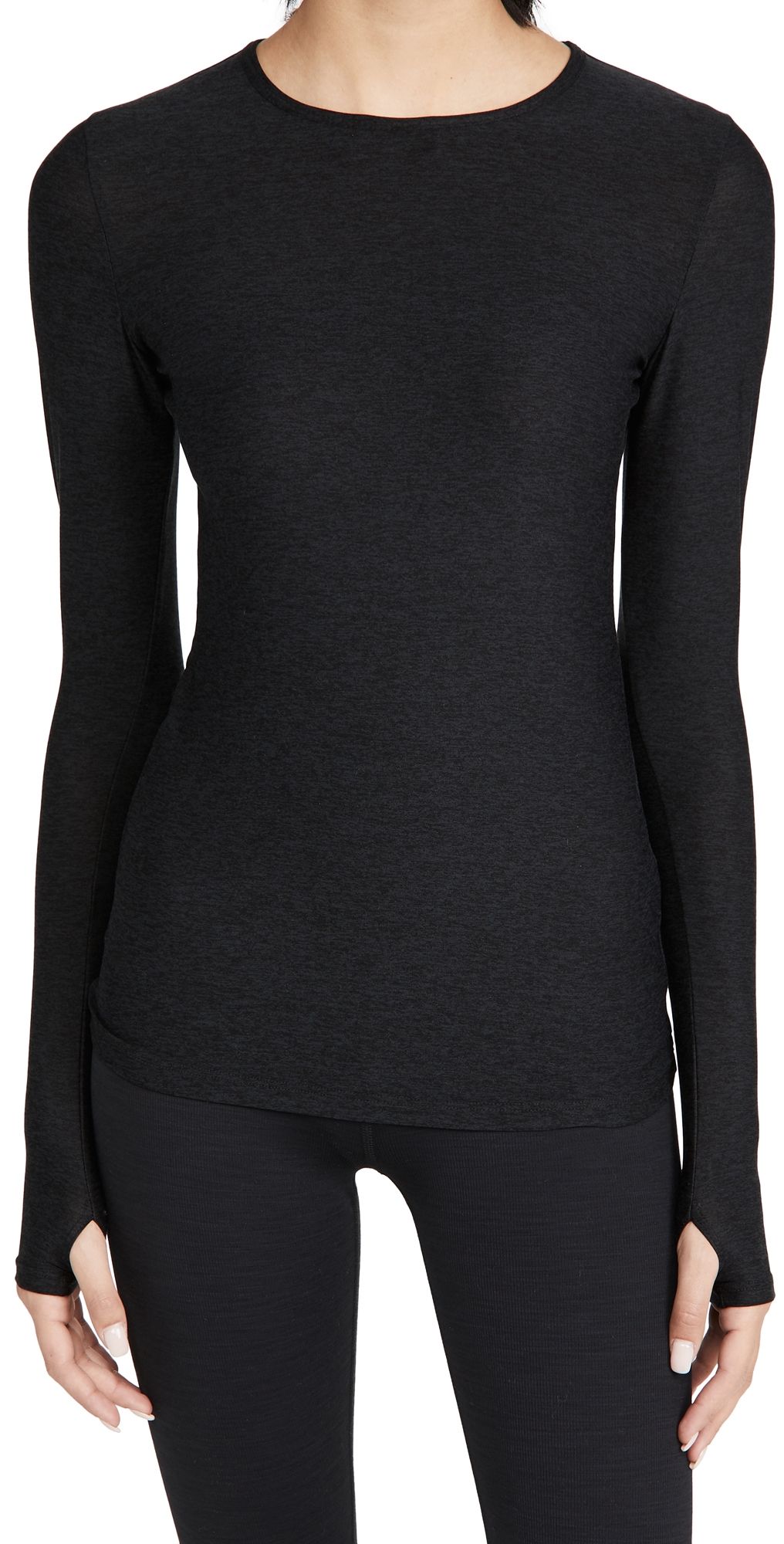 Beyond Yoga Classic Crew Pullover Darkest Night 3XL