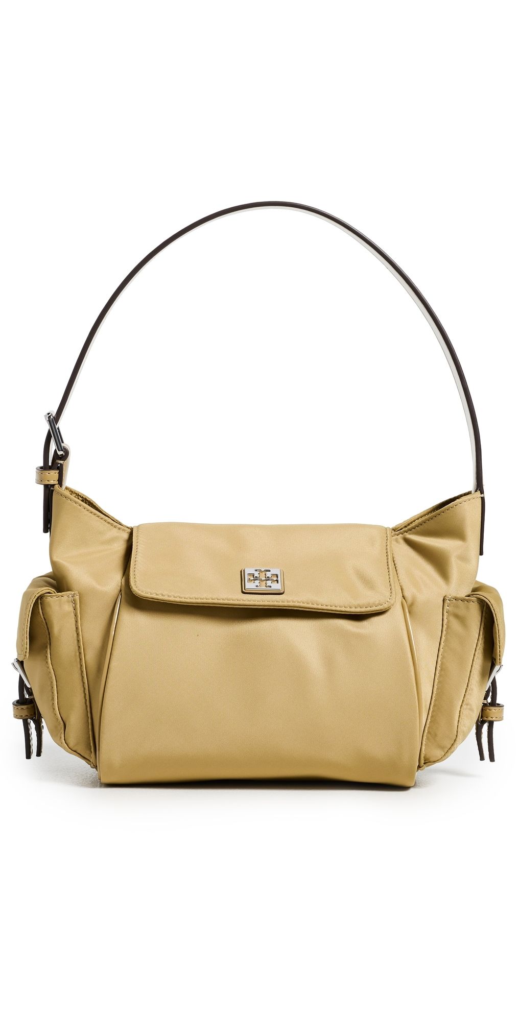 Tory Burch Virginia Pocket Shoulder Bag Wheat One Size