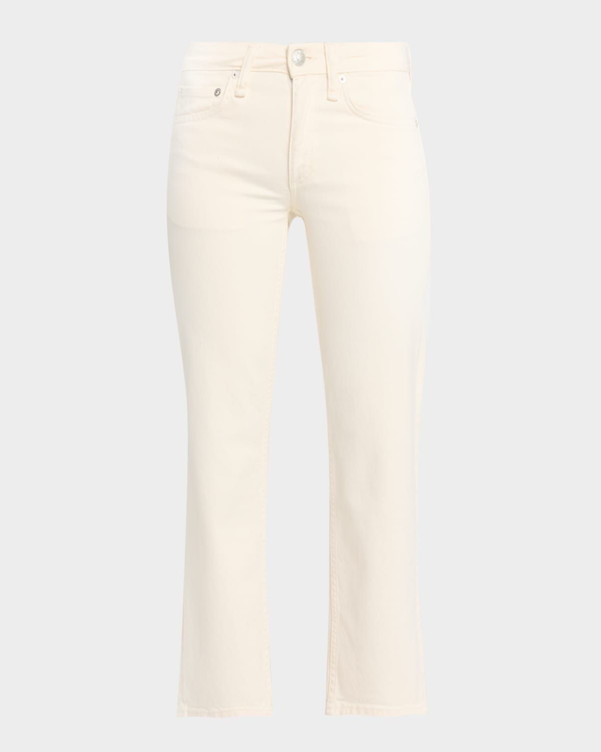 Harlow Low-Rise Ankle Straight Jeans