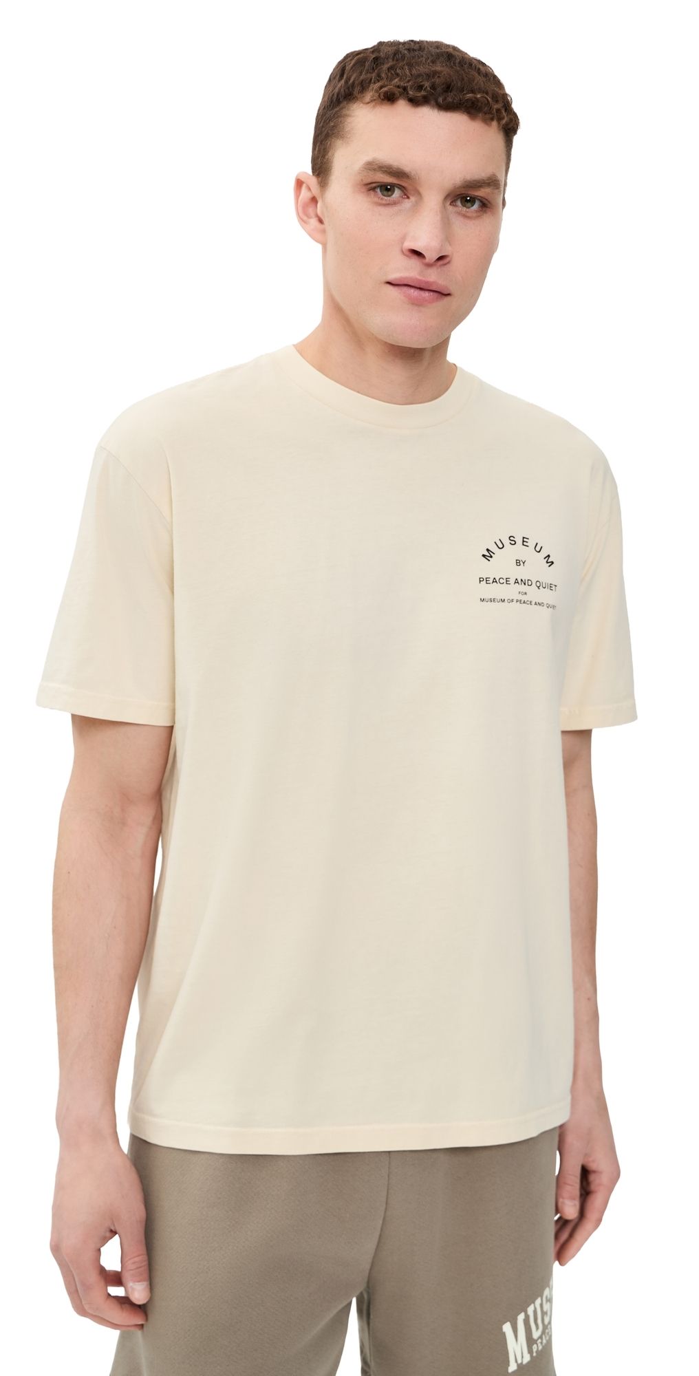 Museum of Peace and Quiet Museum by Pq T-Shirt Bone XXL