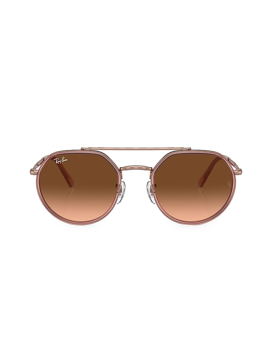 Women's RB3765 53MM Aviator Sunglasses - Copper