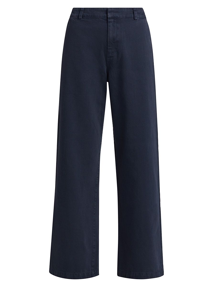 Women's Lee Flared Crop Denim Pants - Navy - Size 14