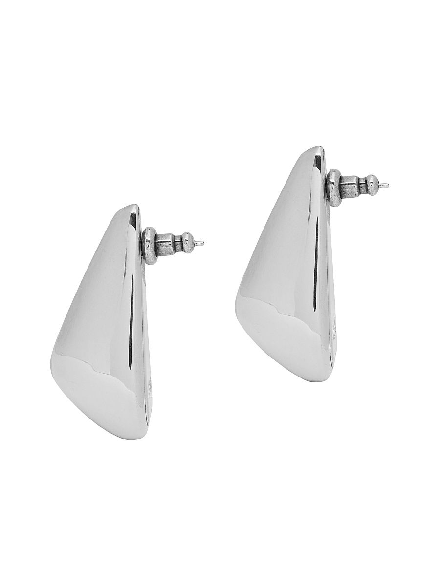 Women's Silvertone Thorn Drop Earrings - Silver