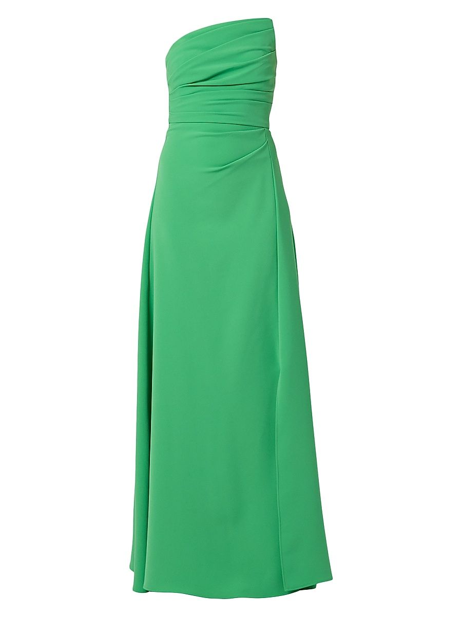 Shoshanna Women's Vicki Strapless Maxi Dress - Verde - Size 2