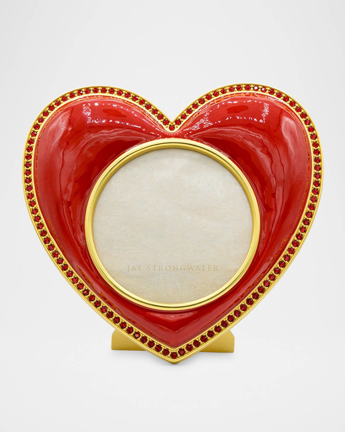 Chantal Ruby Heart Frame, 3" x 4"