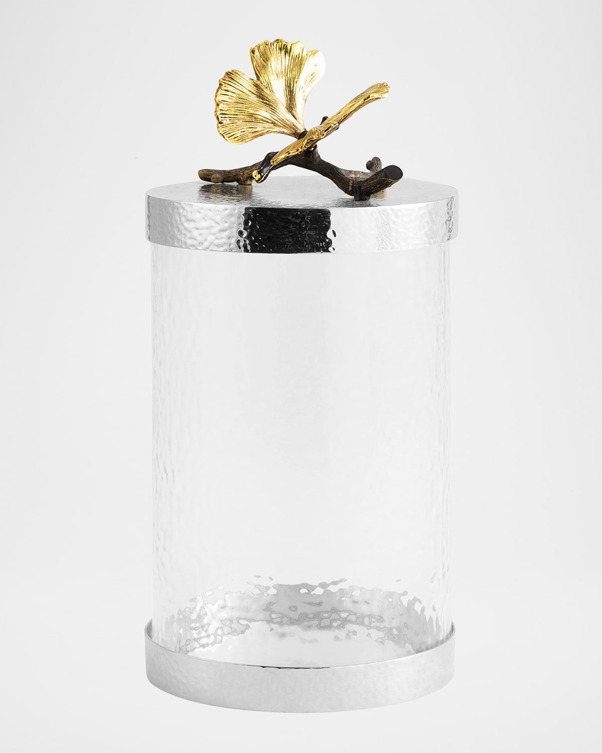 Butterfly Ginkgo Canister, Medium