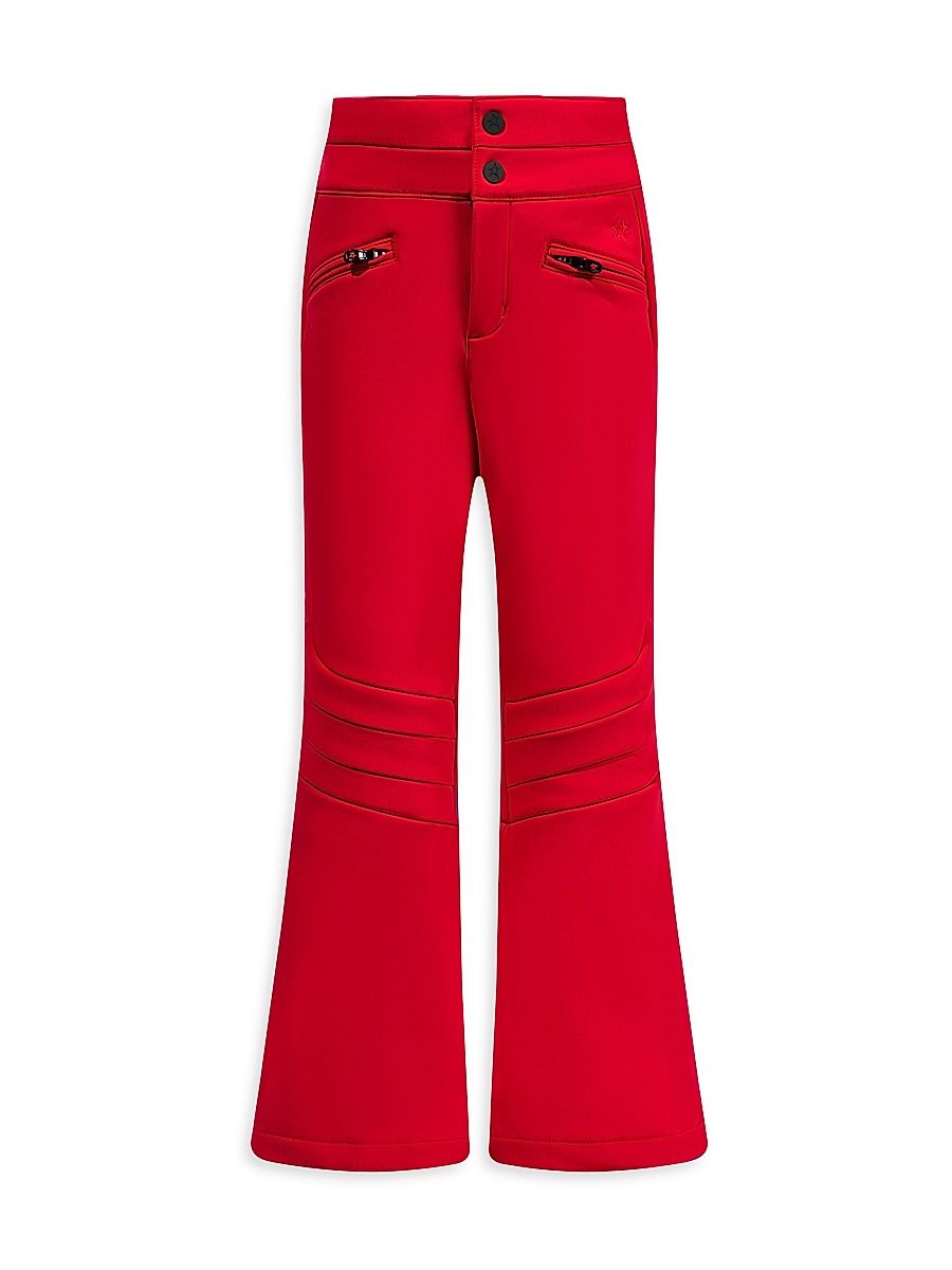 Little Girl's & Girl's Aurora Flare Ski Pants - Burgundy - Size 14