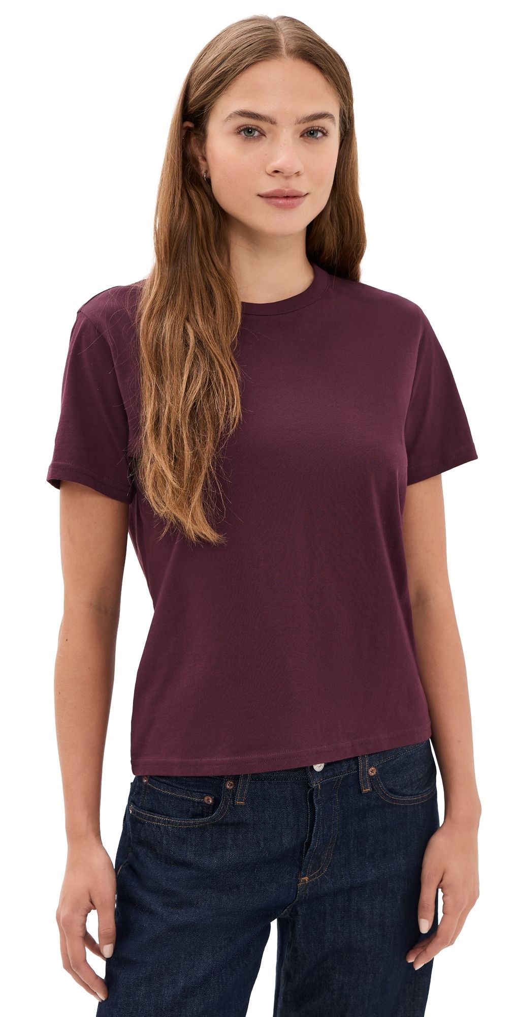 Sold Out NYC The Iconically Soft Perfect Tee Oxblood L