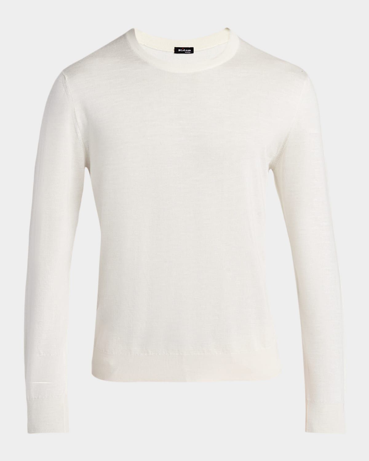 Men & apos;s Icon Silk, Cashmere and Linen Crewneck Sweater