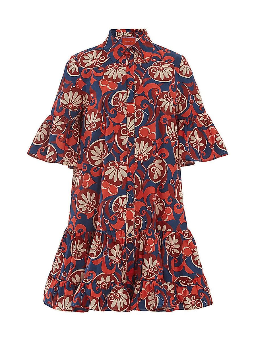Women's Choux Dress - Moonflower Navy - Size XXS